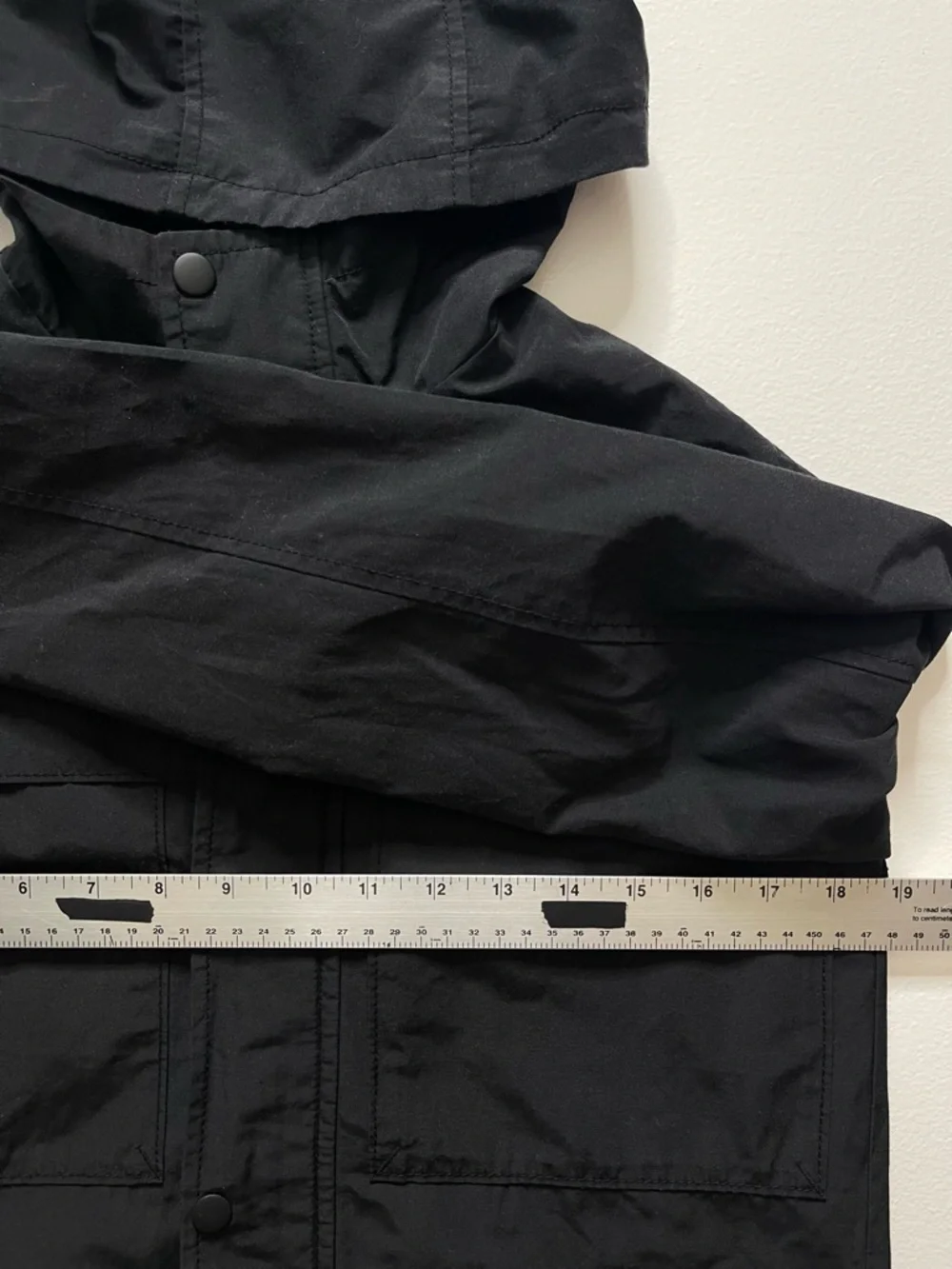 Old Navy Boys Hooded Utility Field Jacket Black XL (14-16)